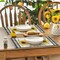 Buffalo Plaid Sunflower Sunshine Vase Summer Placemats Set of 4, 12x18 Inch Spring Table Mats for Party Kitchen Dining Decoration